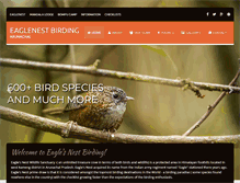 Tablet Screenshot of eaglenestbirding.com